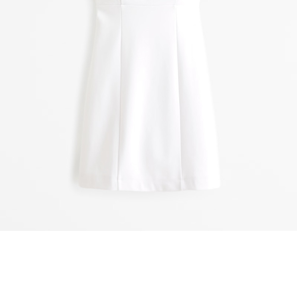 NWT Abercrombie White Spaghetti Strap Mini Dress - Picture 3 of 7